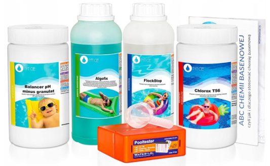 Set für Schwimmbadchemie 5in1